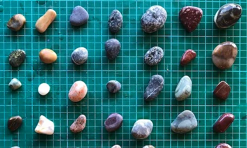 Waiau River Mouth stones