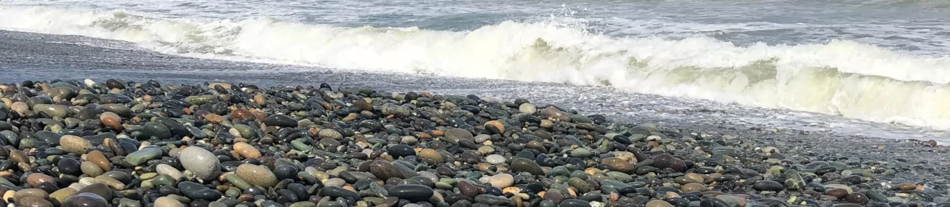 Gemstone Beach nature's way of tumbling stones