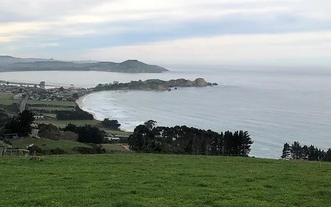 Puketeraki Lookout overlooking Karitane Beach