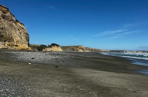 Gemstone Beach in February